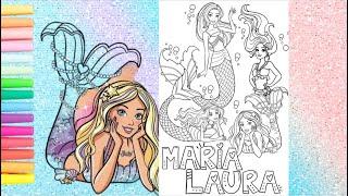 Coloring Mermaids | Coloring page