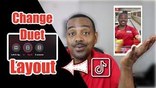 HOW TO CHANGE DUET LAYOUT IN TIKTOK - Step by step tutorial how to