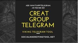 Viking Telegram Tool - How to Creat Group | Telegram Marketing Tool | Viking Software