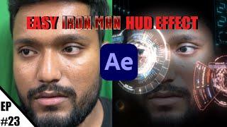 Easy Iron Man HUD Effect in After Effects Tutorial