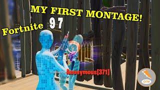 MY FIRST MONTAGE! - Fortnite Montage