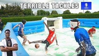 WE ALLOWED SLIDE TACKLES IN A SLIP N SLIDE FOOTBALL TOURNAMENT! EURO 2024 EDITION  