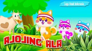 Lagu Anak Indonesia - Ajojing Ala Ala Ajojing kartun Ayam, Kucing dan sapi lucu // WE ART KARTUN