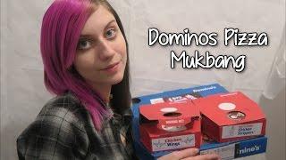 [ASMR] Dominos Pizza Mukbang!