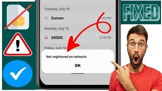 Not registered on network Samsung | How to Fix Voice Calling Problem Samsung 2025