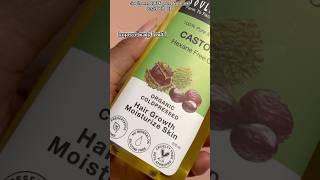 Soulflower Castor oil best for hair growth, hair thining , boost hair growth #hairoil #soulflower