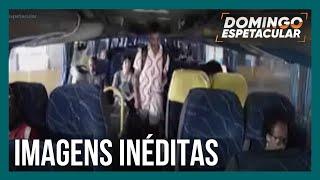 Imagens inéditas mostram momentos de tensão durante sequestro de ônibus na rodoviária do RJ