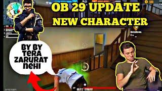 free fire Ob 29 update new character ability test//character skill change/new update free fire