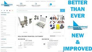 Albany County Fasteners | New & Improved With Faceted Search