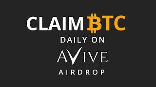 How to claim BTC daily on Avive (Avive airdrop)