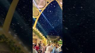 Snowfall in Dubai  ️ #snow #snowfall #expo #expo2020 #viral video #shorts #dubai #christmas