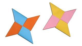 Easy #Origami Paper Ninja star - How to Make Ninja star Step by Step