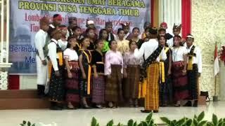 Juara Kedua Lomba Paduan Suara FKUB NTT 2019// "Kitalah Indonesia" Prodi  Musik Unwira Kupang