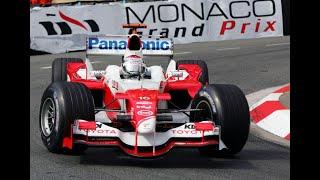 Jarno Trulli Monaco 2005 Q1 Fastest Lap (Pure V10 Sound)