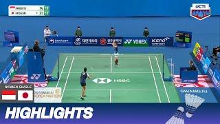 HIGHLIGHT [WS] INDONESIA VS JEPANG | SEMIFINAL KOREA MASTER 2023