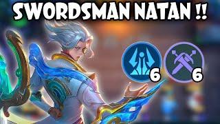 MC GO GO STRONGEST 5 GOLD HERO !! NATAN SWORDSMAN !! MAGIC CHESS GO GO MOBILE LEGENDS