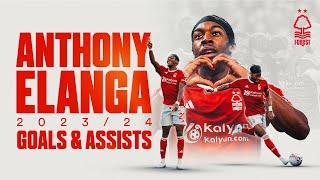 Anthony Elanga ALL Goals & Assists 2023/24! ️ | Electric Runs, Pinpoint Crosses & Cold Finishes 