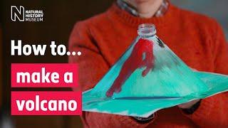 How to make a volcano: A super quick and easy project