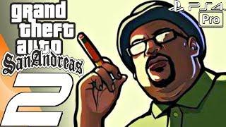 Grand Theft Auto San Andreas - Gameplay Walkthrough Part 2 - Fat CJ (Remaster) PS4 PRO