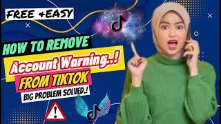 How to Fix TikTok Account Warning Problem (2022) | How to Remove TikTok Warning | TWP Tech | Urdu