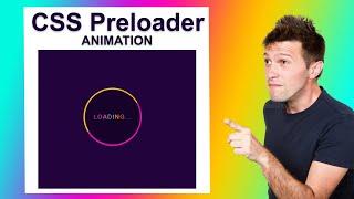 Website Loading Animation | CSS Preloader