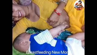 Open breastfeeding indian mom vlog 2024 || desi bhabhi breastfeeding || ‎‎‎@Breastfeeding-9 