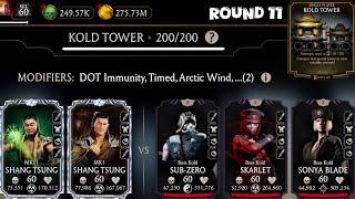 Kold Tower Boss Battle 200 & 160,180 Fight + Rewards MK Mobile | The Joker & Shang Tsung