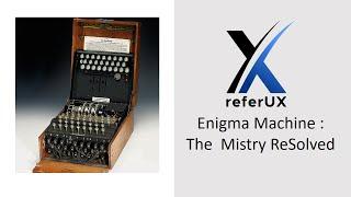 Enigma Machine : The Mistry ReSolved