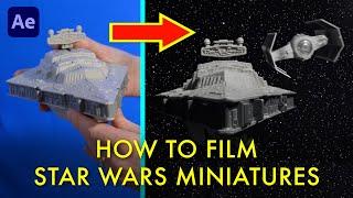 How to film STAR WARS miniatures like The Mandalorian | Tutorial After Effects