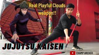Jujutsu Kaisen Playful Cloud weapon!! real life!!