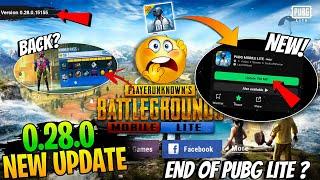 Pubg Lite New Update 0.28.0 | Pubg Lite 2024 | Pubg Lite New Update Features | End Of Pubg Lite!