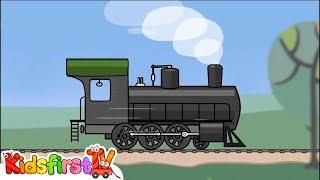 Big Construction: trains for kids. Baby cartoon.