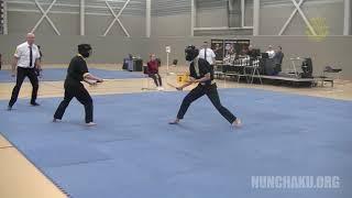 Wilfred Bolten VS Ricardo de Jong - Kumite nunchaku Best of the Best