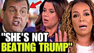 The View Sunny Hostin LOSES IT ATTACKING Chris Christie After He Said Kamala Harris CAN’T BEAT Trump