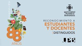 Reconocimiento a estudiantes y docentes distinguidos | Semana Bolivariana 88 años 2024