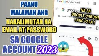 Paano Malaman O Makita ang Nakalimutan na Email at Password sa Google Account ! Tutorial 2023