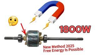 [NEW] Awesome Top Powerful Free Energy Generator Using 1800w 220v Electricity