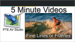 036 - 5 Minute Fix - PTE AV Studio - Thin Border Line