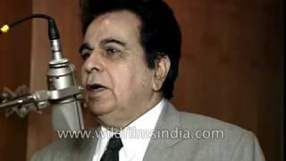 Film actor Dilip Kumar and Rajesh Khanna at Empire Audio Centre, Mumbai