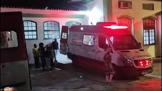 Duas vítimas do acidente no bairro da catuaba chegaram no hospital regional