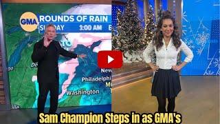 "Where's Ginger? Sam Champion Takes Over Meteorologist Duties on GMA - The Inside Story Unveiled!"