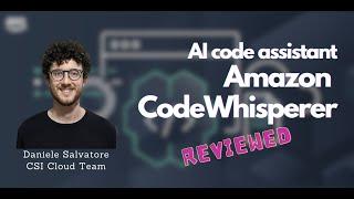 AI coding assistant: Amazon Codewhisperer review