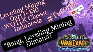 Leveling Mining Guide dari 1-450 / WOTLK Classic Indonesia