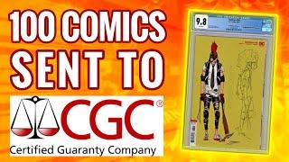  100 Comics  CGC Submission // Unboxing and Reveal!