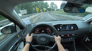 2022 Hyundai Sonata Limited Evening POV Test Drive