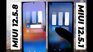 New Volume Slider | MIUI 12.5 And MIUI 12.5.8 Volume Slider Difference  #shorts #redmi