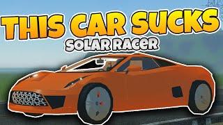 Solar Racer Is It Worth It? In A Dusty Trip