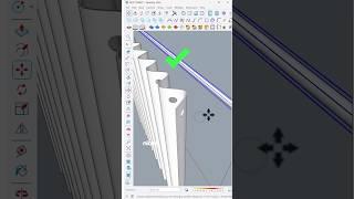 ‎‏SketchUp Tips  The fastest way to model curtains and their rail in SketchUp #plugin