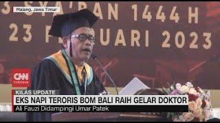 Eks Napi Teroris Bom Bali Raih Gelar Doktor