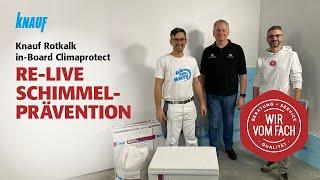 Re-Live: Schimmelprävention | Knauf Rotkalk in-Board Climaprotect | Bauen+Modernisieren